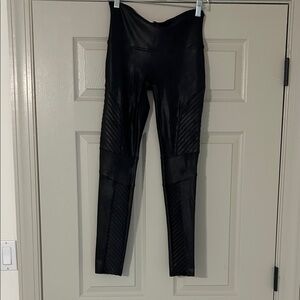 SPANX Faux Leather Moto leggings